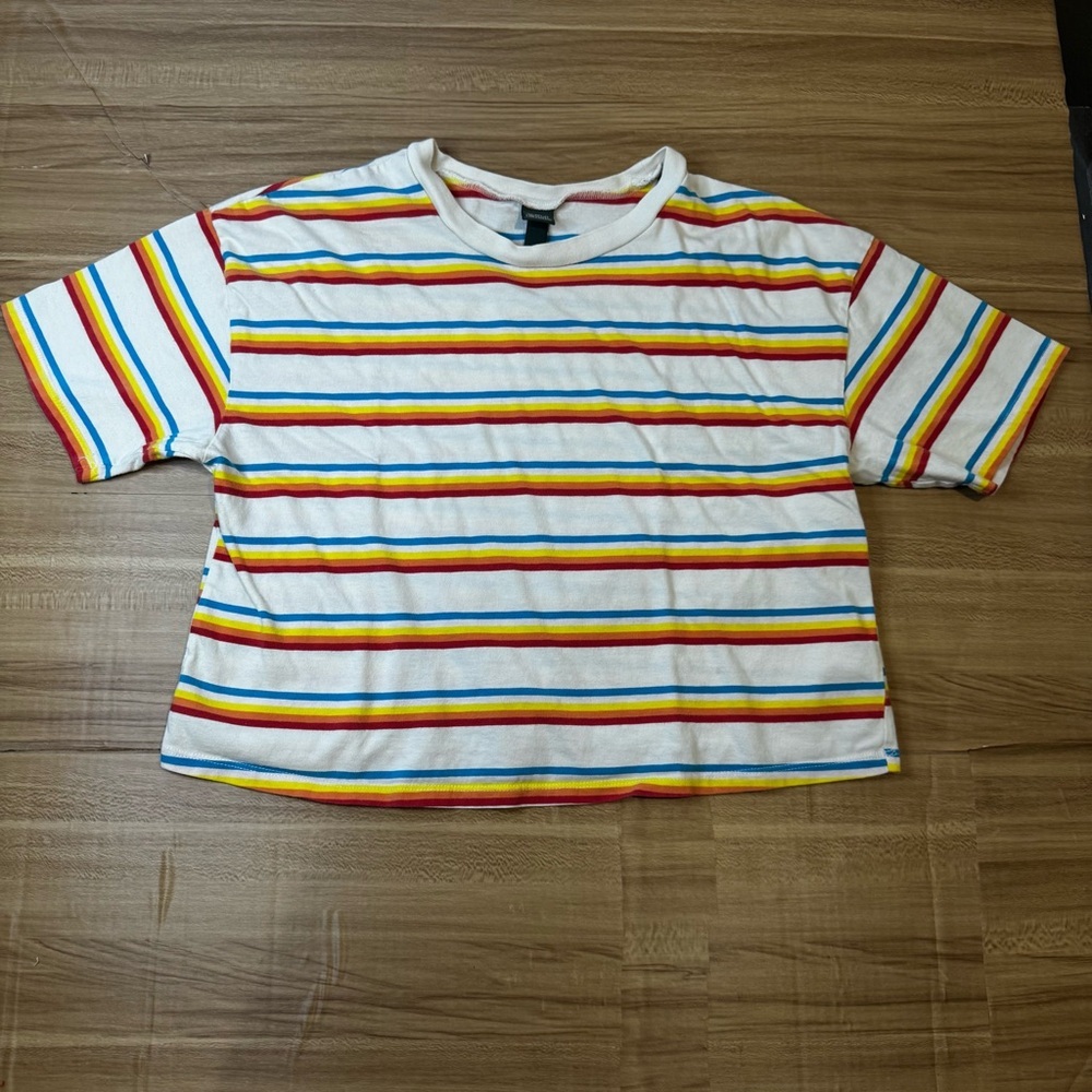 Wild Fable Multicolor Striped Tee